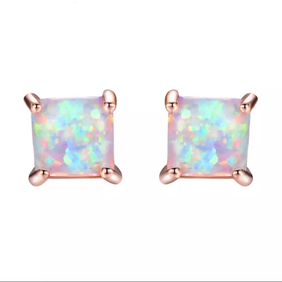 unbranded Jewelry - Lab Created Opal Earrings